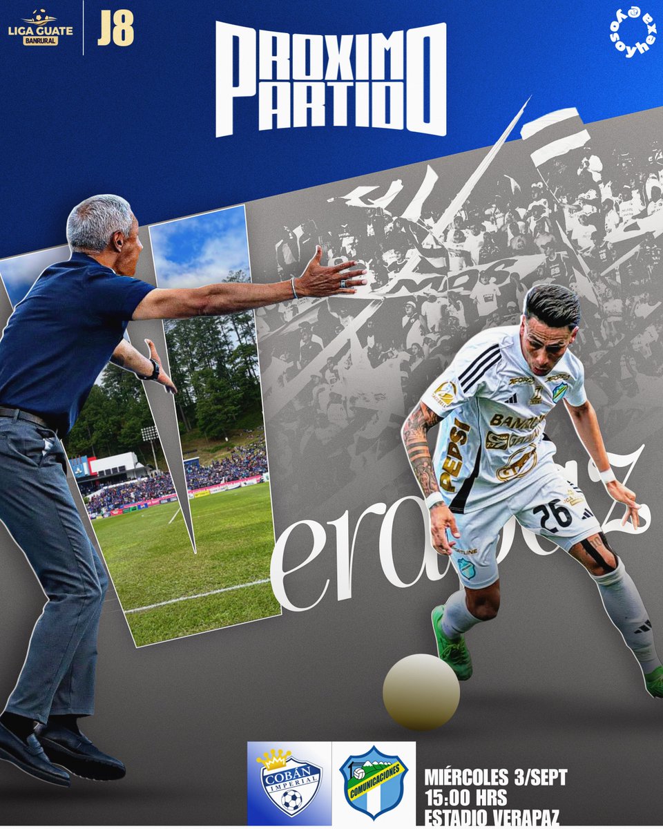 𝐉𝟖 vs Cobán 🏁
Este miércoles, sin excusas; ¡GANAR!