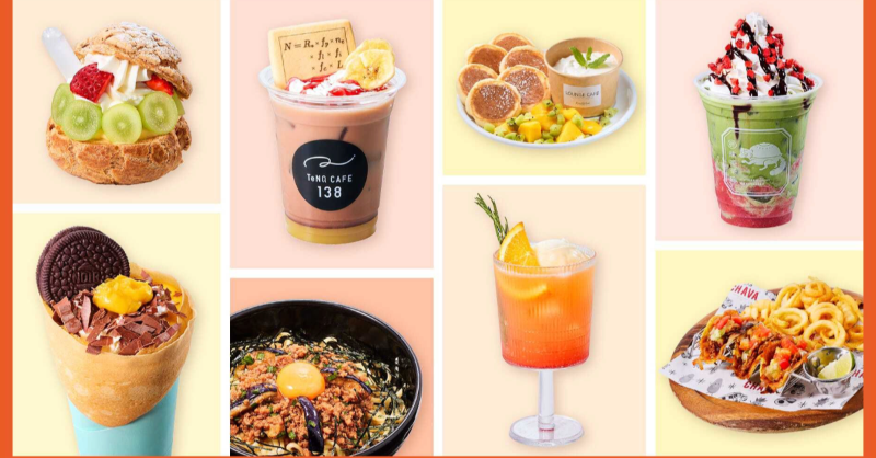 quizknock_tdc's tweet photo. ＼今年もコラボフード・ドリンクが登場／ 

メニュー名は #QuizKnock メンバーが考案！
 1点購入ごとにクイズ・謎解き・ボイスのいずれかが付いたコースターを1枚プレゼント🎁
 
#QuizKnock探る昼とめぐる夜