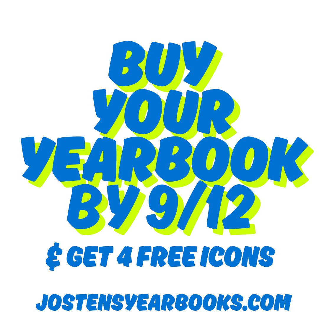 TheRobinsonPTA's tweet photo. Buy your yearbook by 9/12 &amp; get 4 free icons! https://t.co/ReTQhoJ2G8