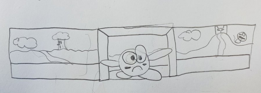 They saw concept art of this cutscene in Air Riders and had to raise the age rating