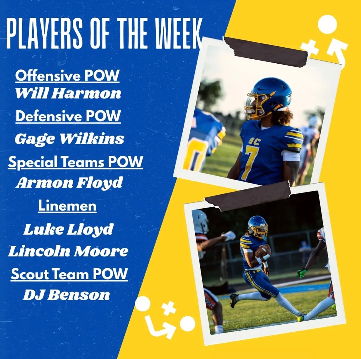 Congratulations Week 0 vs West Philadelphia Players of the week
