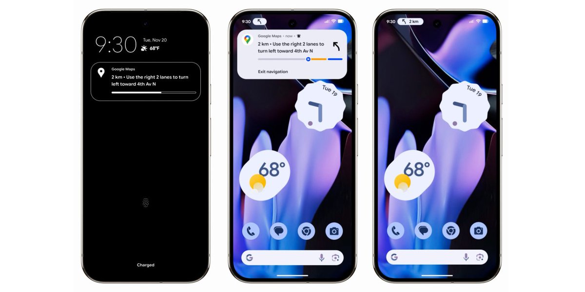 pixeluibygoogle's tweet image. Google Maps is gradually introducing Live Updates for Android 16 users, enhancing real-time navigation. A wider rollout is expected soon.
#Android16 #GoogleMaps