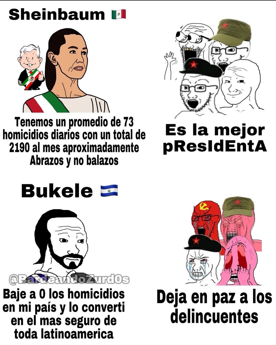 Así la mentalidad de muchos chairos.