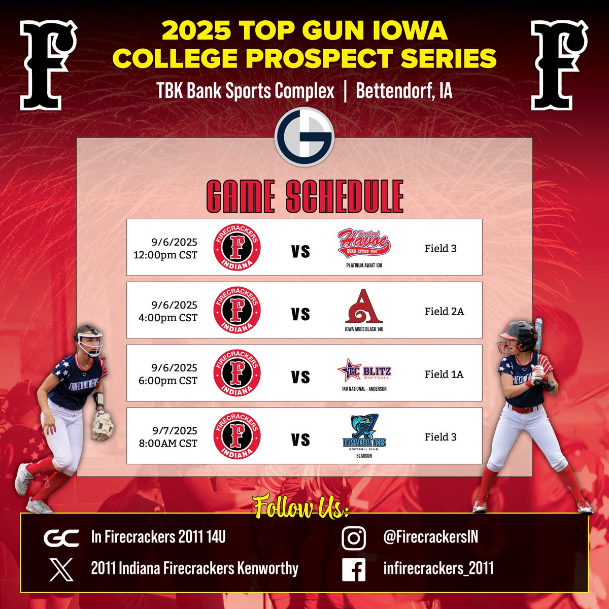 Indiana Firecrackers 2011 tweet media