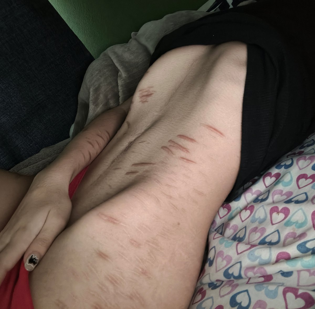 I hope he doesn't mind kissing a body like mine