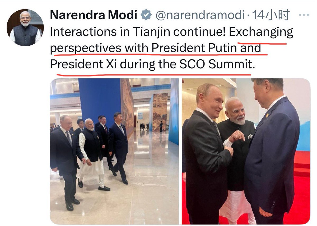 特烂普骂拜登愚蠢地让中俄走到一起，他的继任将骂他愚蠢地让中俄印走到一起，而他们的后人将骂他们愚蠢地让全世界走到了一起，为了以色列。