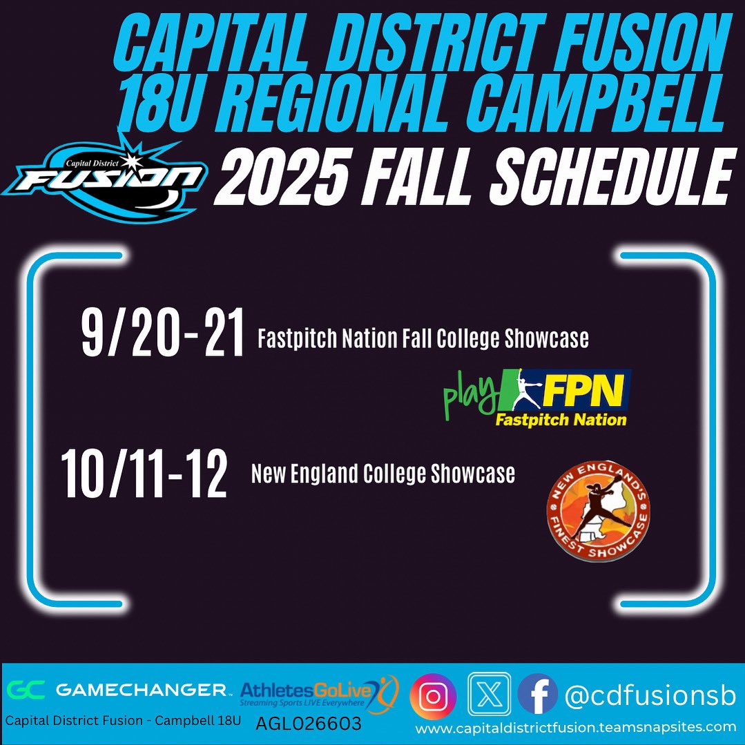 Capital District Fusion Softball (@cdfusionsb) on Twitter photo 