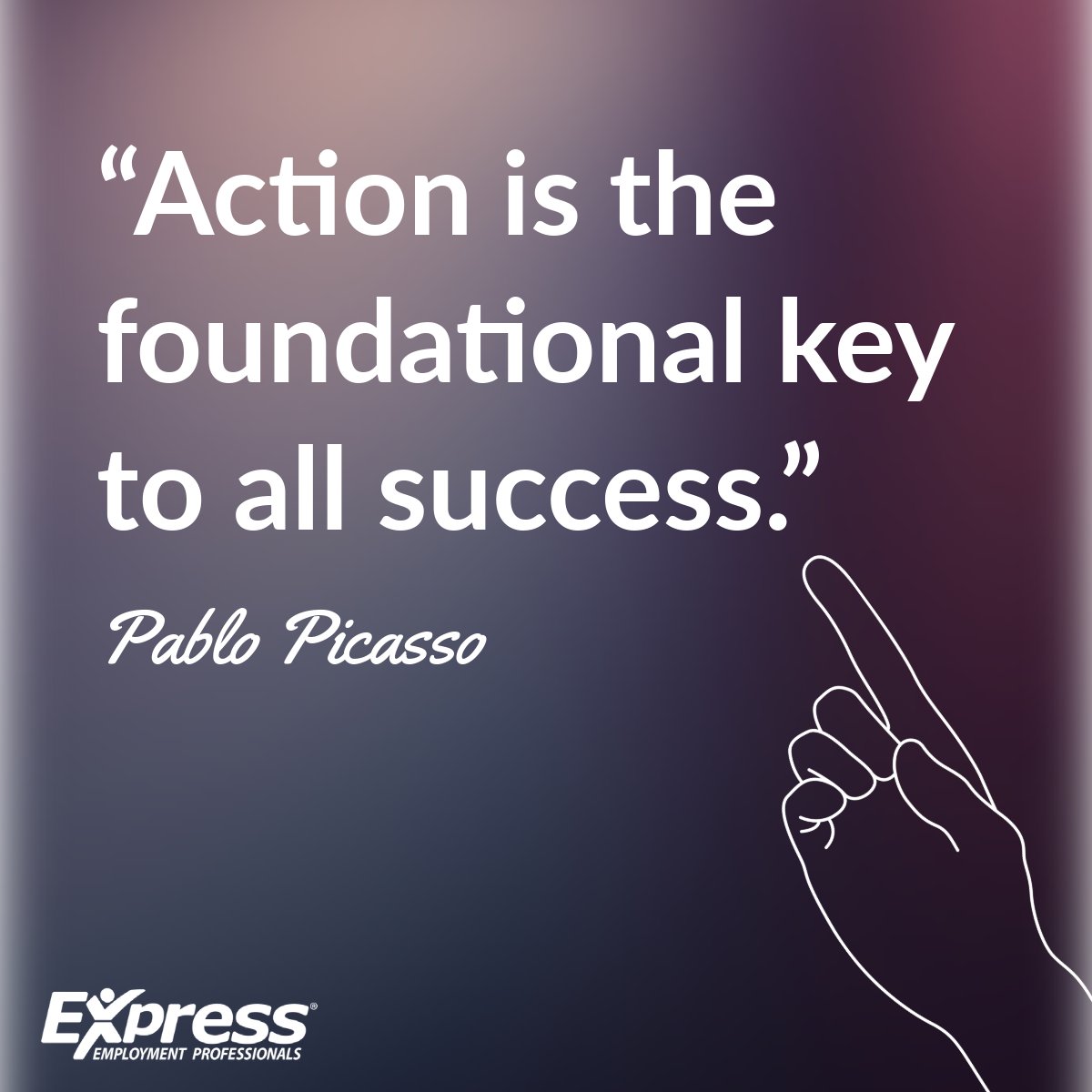 Success doesn’t start with ideas. It starts with action. Take the first step today.

#MotivationMonday #ExpressPros