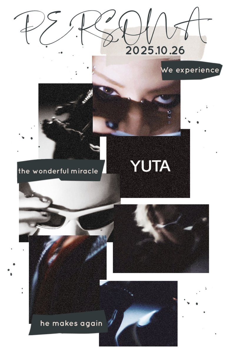 Good morning🤍
アルバム『PERSONA』予約し始めました
曲もビジュもとっても楽しみ🥰
悠太くん、今日もFighting🔥

YUTA the 1st album 『PERSONA』
   ⇒2025.10.26 release🤍🤍🤍

💿 Pre-order
yuta.lnk.to/PERSONA_CD

#YUTA #中本悠太 #ユウタ
#YUTA_PERSONA