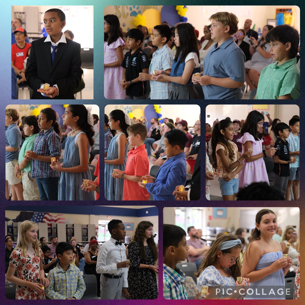 We officially welcomed our new 5th grade National Elementary Honor Society last week at our induction ceremony, along w/ a breakfast yogurt bar &amp; pastries!🕯️Thank you to Mrs. Holgorsen for getting the food &amp; PTO for the all decorations &amp; setup!!💙💛 <a href="/FortBendISD/">Fort Bend ISD</a> <a href="/FBISDCounselors/">FBISD_Prof School Counselors</a>