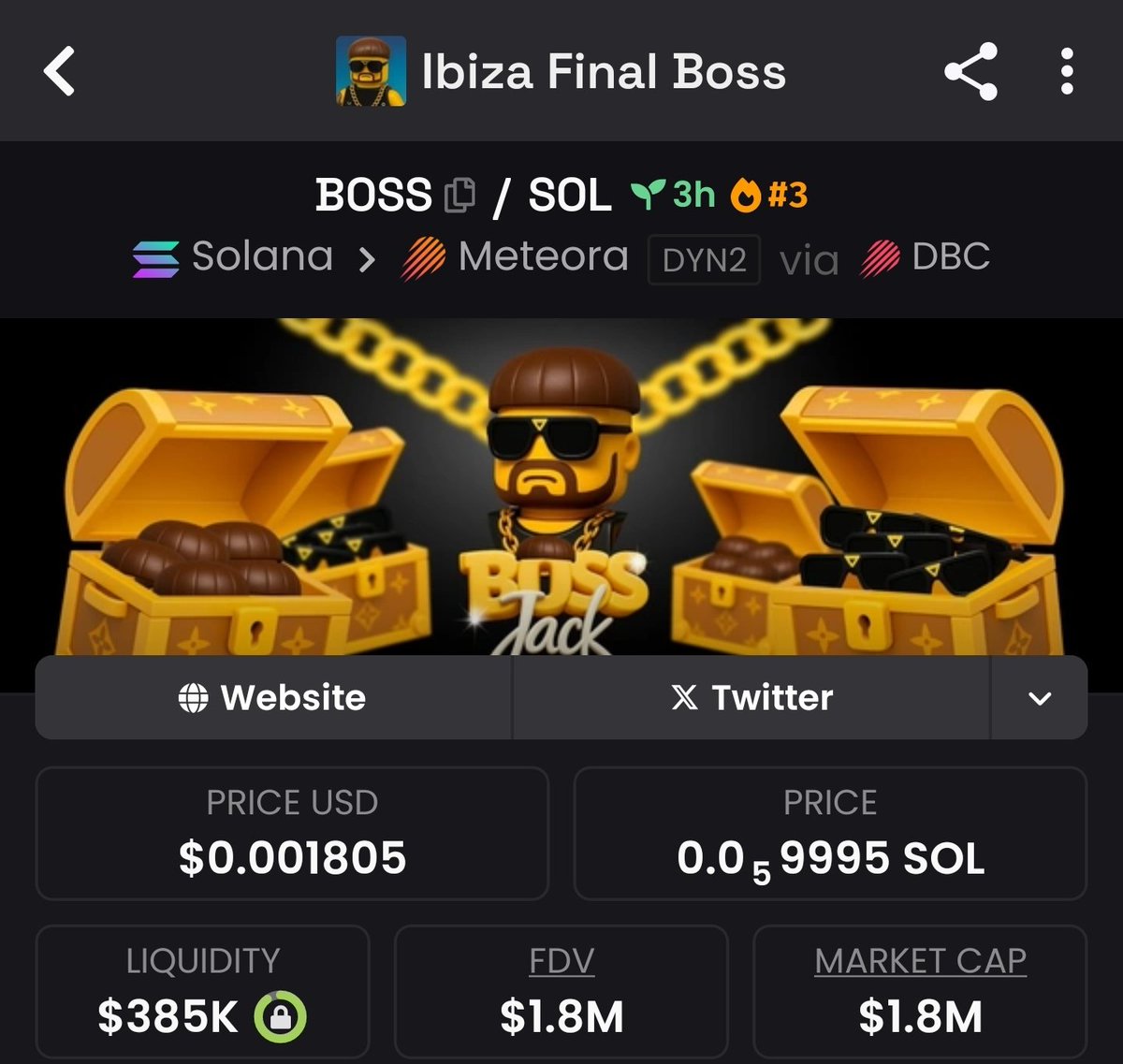 steve__web3's tweet image. First token tanked from $35M to $13M. Now, ask yourself, could it really bounce back over 60% in just a few hours?
People want to see the viral guy win because that’s the natural order of things.
Bags are looking stronger. 100m runner!
AhiEuwGafsTbu2oUkk1Tmbprg1wdUvWiUCLVvAwvBAG