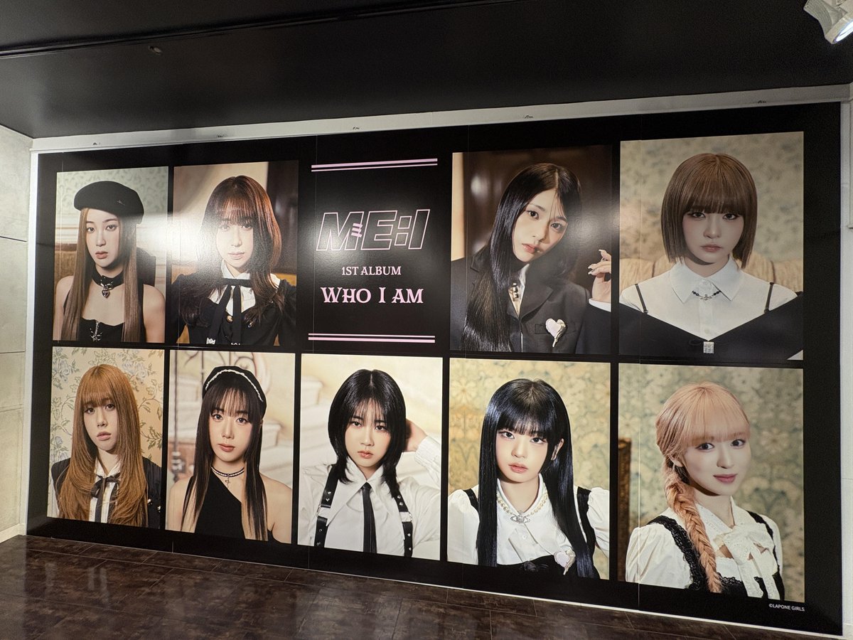 タワ渋ME_I】 #ME_I 1ST ALBUM『WHO I AM』 入荷いたしました🖤🩷 1F
