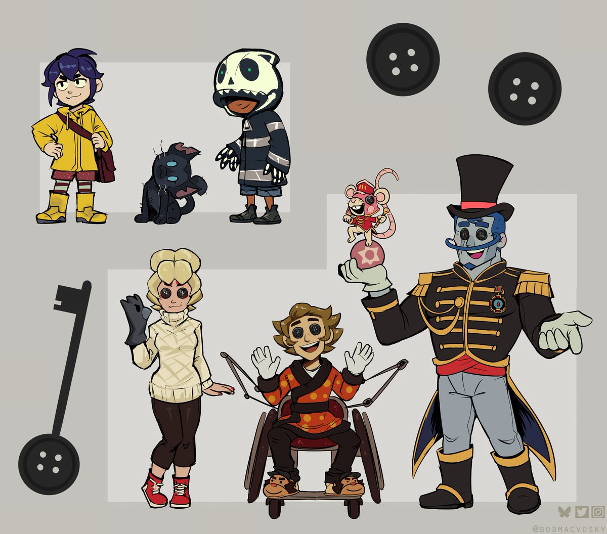 Brawl Stars x Coraline Crossover!!1!1

I felt like drawing this idea again 😁