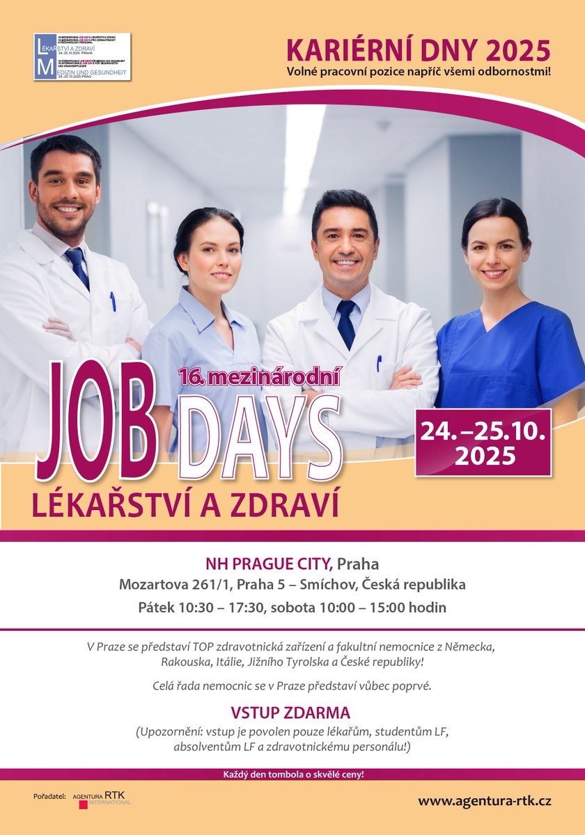 IFMSACZ's tweet photo. Dear medical students,  The leading hospitals from Germany, Austria, Czech Republic, Italy and South Tyrol are coming to Prague with their executives – and you can be part of it! https://t.co/Yw9aCd0VTB