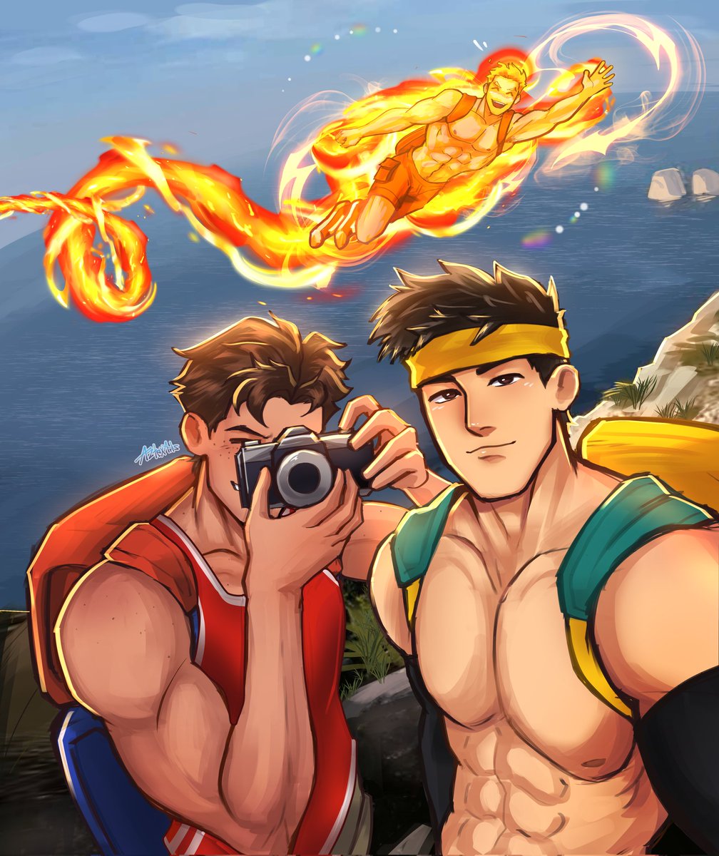 AztexArts's tweet photo. hiking with the boys ⛰️☀️
-
#MarvelRivals #ironfist #spiderman #humantorch https://t.co/jFAayqKEYD