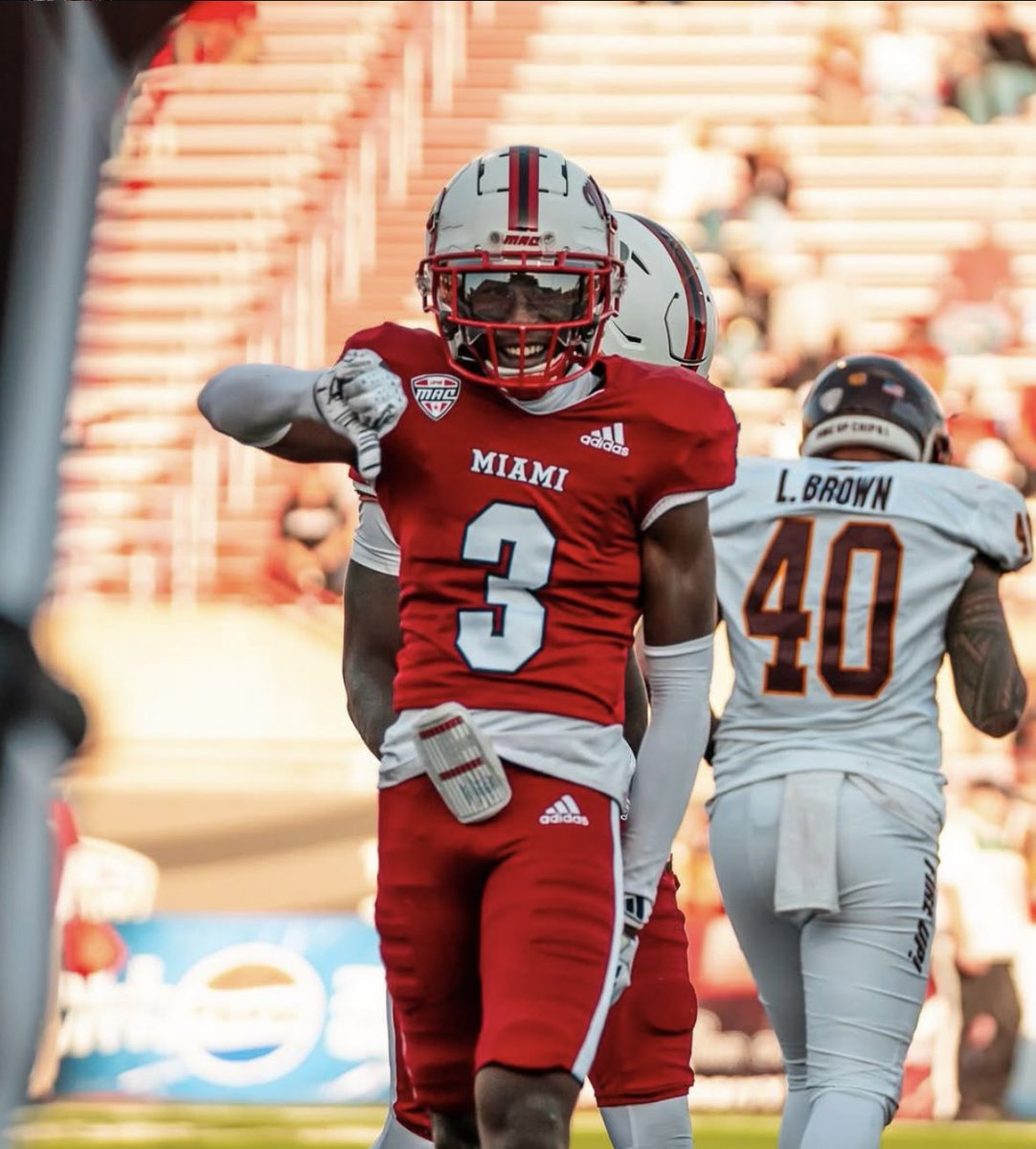After a great conversation with <a href="/ldavenport88/">Lynn Davenport</a> I am blessed to receive a d1 offer from Miami of Ohio🔴! <a href="/polk_way/">PolkWay</a> <a href="/coachhenn12/">Henderson Taylor</a> <a href="/RealNews102/">Drew Johnson</a> <a href="/H2_Recruiting/">Hasani (H2) | Football Recruiting</a> <a href="/CountyPolk/">PCGridiron</a> <a href="/DylanOliver23/">PolkwayDylan</a>