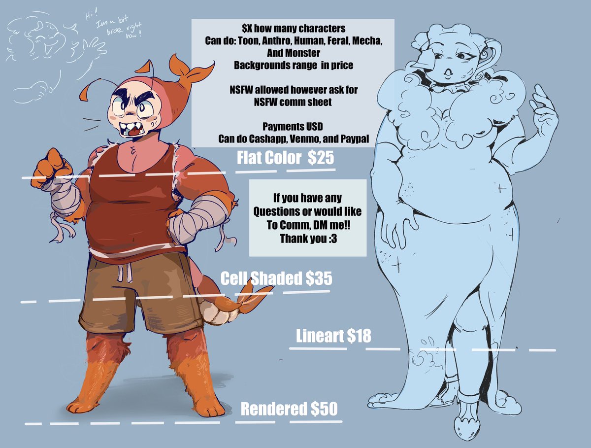 Puff !COMMS OPEN! tweet media