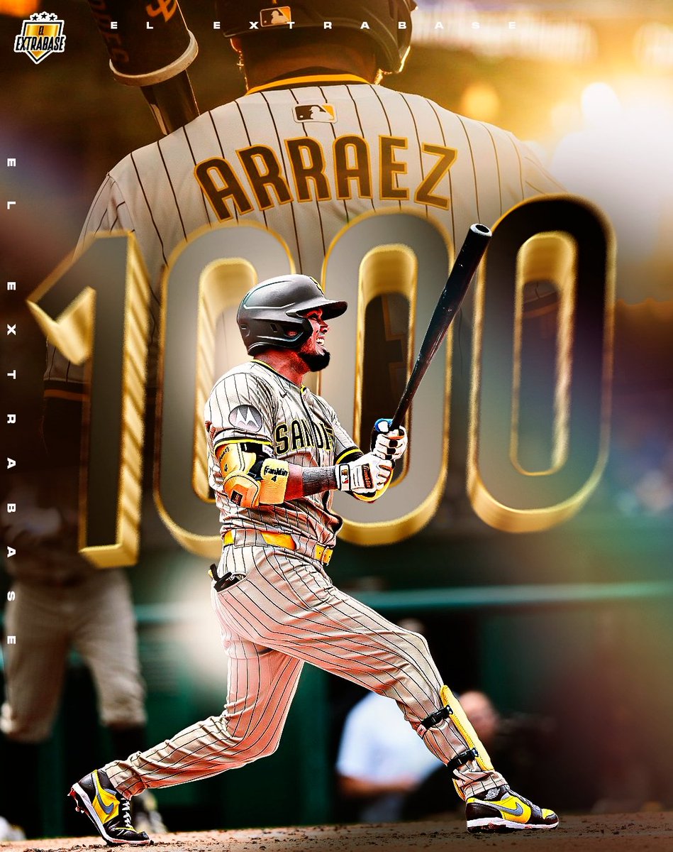 ¡LLEGARON LOS PRIMEROS 1.000! 

¡LUIS ARRÁEZ LLEGA A 1.000 HITS EN SU CARRERA! 

¡LA REGADERA! 

#ForTheFaithful | #ElExtrabase⚾️🇻🇪
