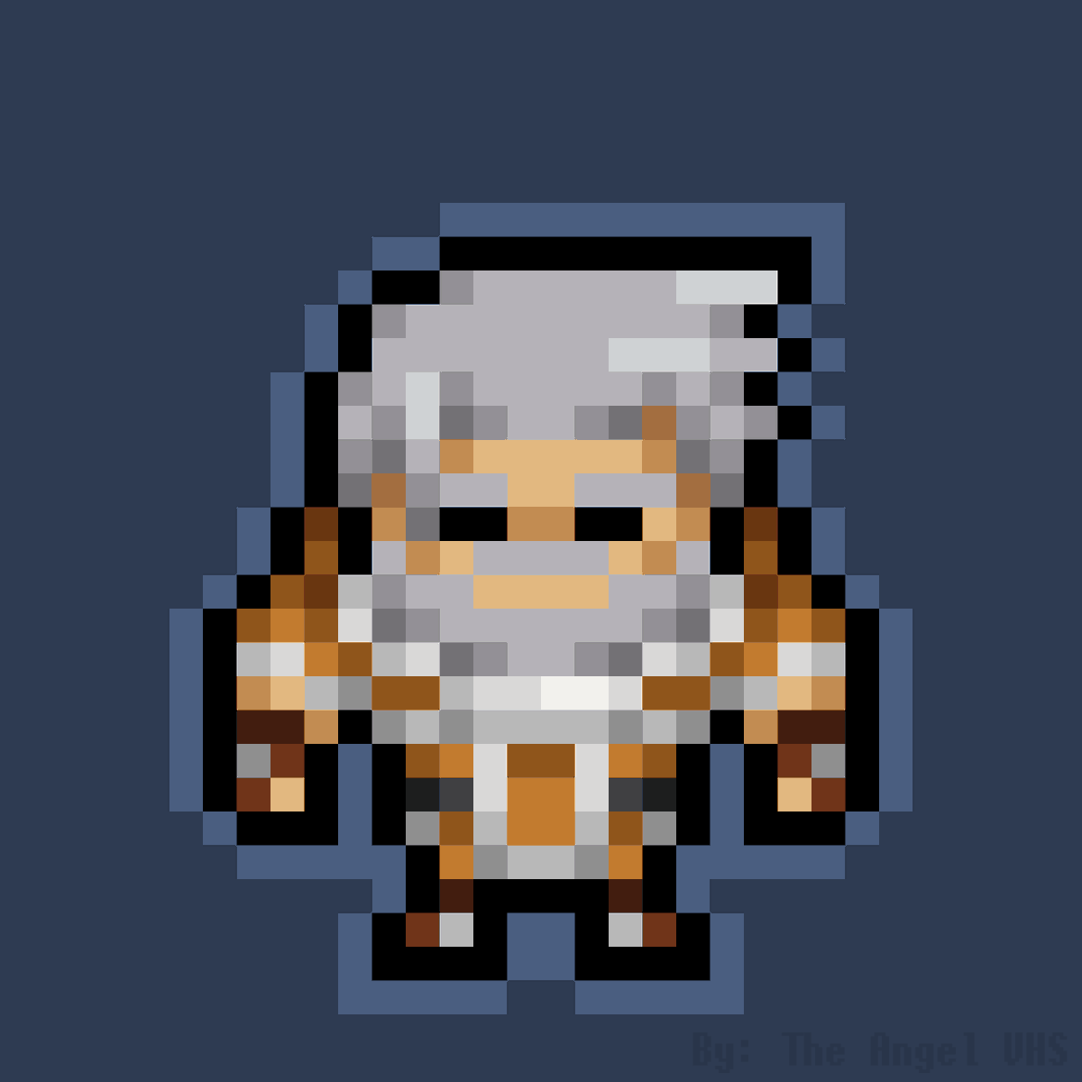 Kliff Undersn Pixel Art.

#GUILTYGEAR #PIXELART