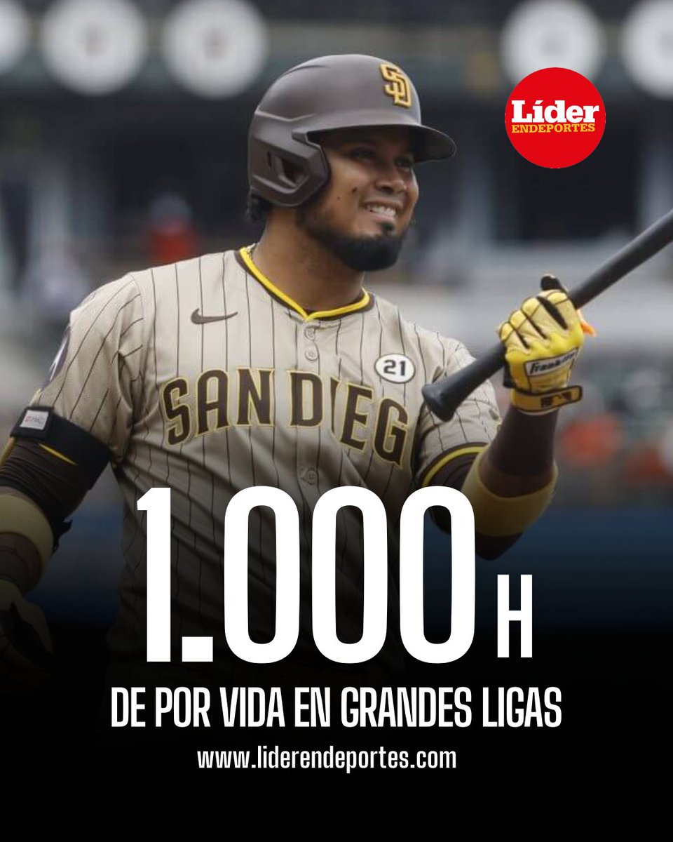 LiderEsDeporte's tweet image. ¡Se une a la lista de los 1000 hits!

📌 Luis Arráez llegó a los mil imparables en las mayores, convirtiéndose en el venezolano #41 en llegar a esta cifra.

📌 "La regadera" lleva 152 hits y 50 impulsadas este año, manteniendo un promedio al bate de .285.

#MLB
#padres
#arraez