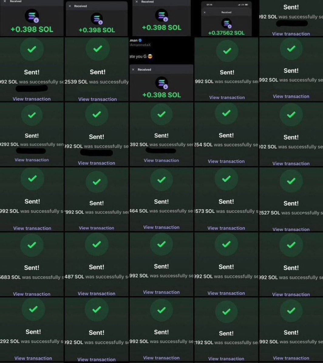 Drop your $SOL Address 👇

If I Like it I will send instantly 80$.