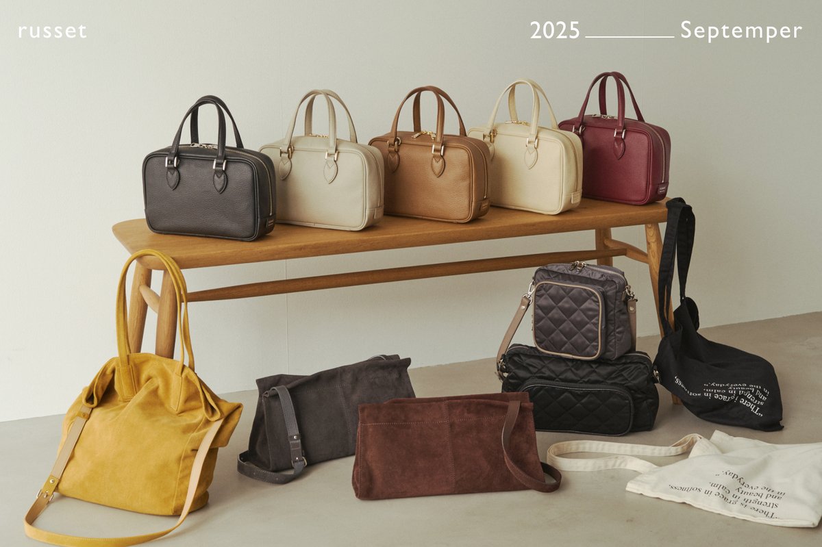 新品タグ付き♡ラシット 3wayボストンバッグ モノグラム柄 大容量 47L russet［ラシット］ (@russet_press) / X