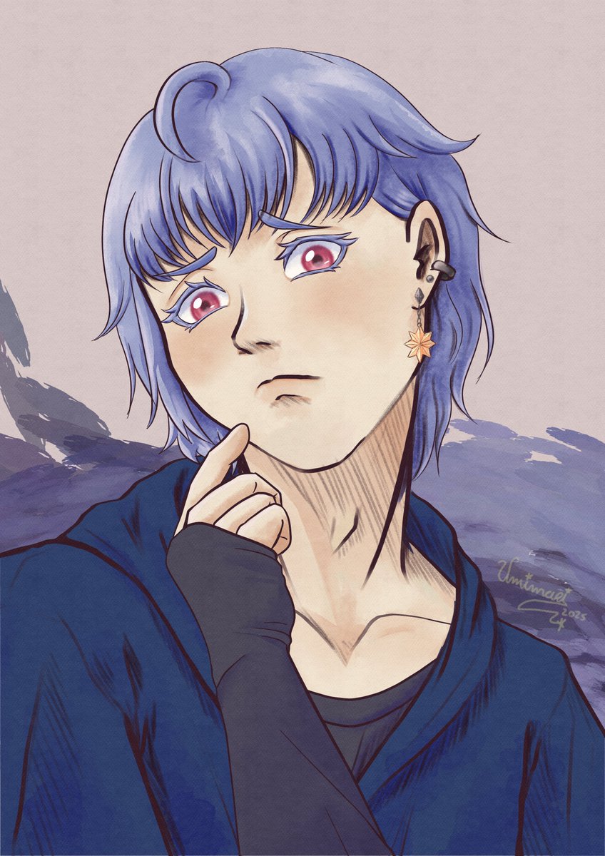 Ooooh, I think this is the first time I've managed to get a more watercolor look without hating it :V

I finally made a drawing of my genderbender, hahaha 

#CLIPSTUDIO