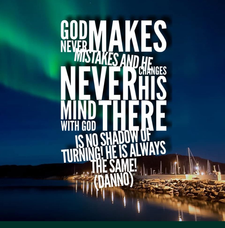 DanDannoSDG's tweet image. #Godneverchanges