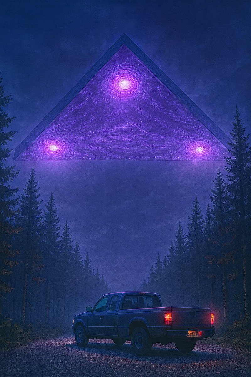 GregoryScaduto's tweet image. The insects stopped. The trees stilled. The air thickened. A violet craft shimmered overhead. One man screamed. The other never spoke of it again. This is a UAP witness's account of an encounter from 2004. I have been in touch with many who have had similar stories, and this is…