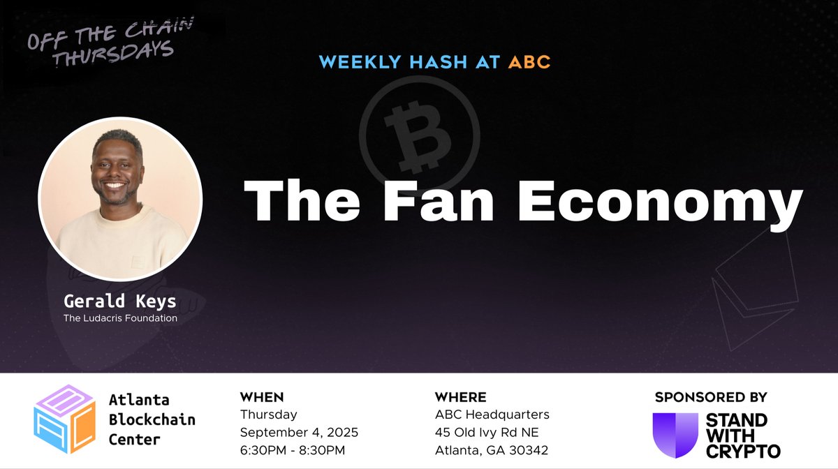 This week at Off the Chain Thursday, we’re diving into how independent creators can flip the script—transforming their biggest fans into true funders and stakeholders through Web3. 🚀

Special guest Gerald Keys will be leading the conversation, unpacking how blockchain empowers