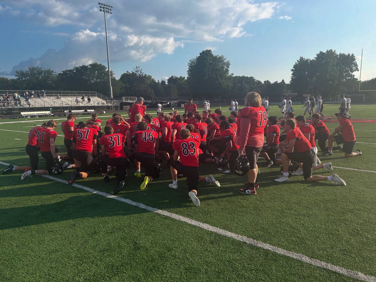 Bravo JV over Tea Area 21-8! Dawson Matzke &amp; Will VanLeur with big games. #onefamily