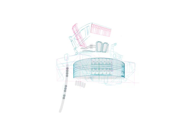 ペインターでドライブ描こうとした時の絵 クリスタに比べ歪みだとか定規等のツールが全然使えねーから大変だった 今はもうこんなのやってない