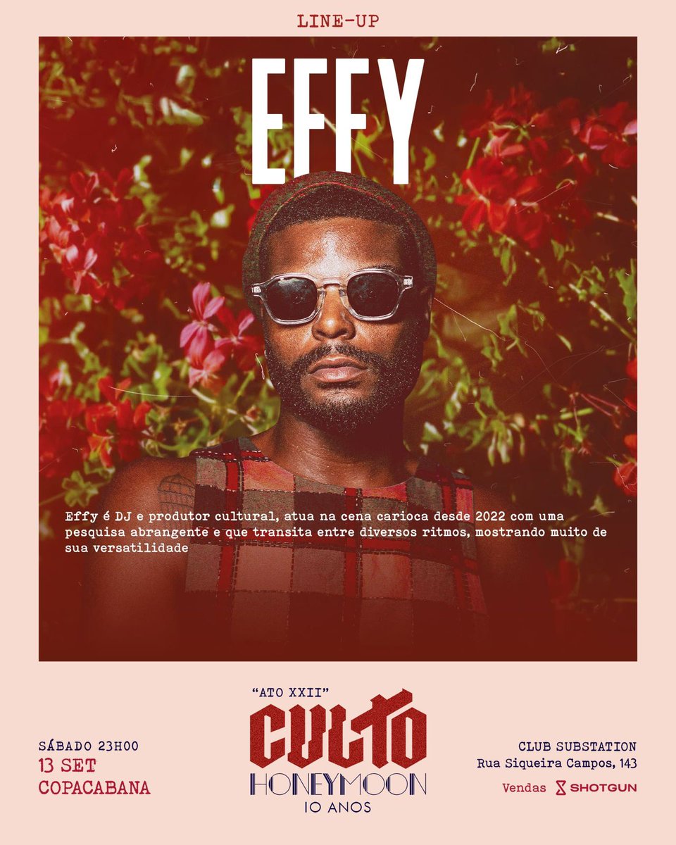 Temos fãs raiz da mamãe Lana? Old que sim! Pode entrar <a href="/effy_um/">EFFY UM</a>
🛐🖤

✞Festa CULTO, local de adoração a cultura pop/alternativa e suas vertentes.

ATO XXII Lana Del Rey/Honeymoon 10 Anos 》sábado dia 13 de setembro no Club Substation (Rua Siqueira Campos 143, Copacabana) às 23h.