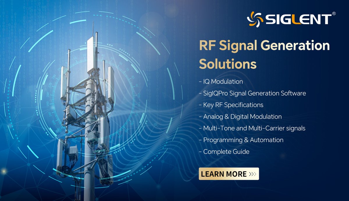 Need reliable, versatile RF signals for 5G NR, Wi-Fi 7, Bluetooth, or custom tests? Our lineup—analog RF generators, vector RF generators, &amp; arbitrary waveform generators, provide exceptional frequency accuracy, low phase noise, and wide modulation capabilities—ideal for testing