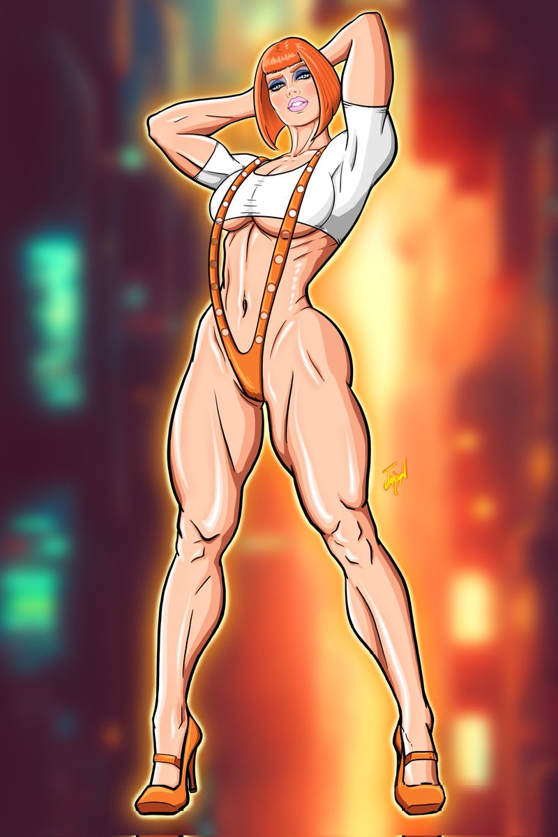 Hello All, enjoy my Leeloo - #Thefifthelement piece. It's my last piece of the Summer.
Everything's gna get pretty #SpookySzn sexy for Sept &amp; Oct.
Lemme know whatcha think.
Commission spots are Open.

Strength, Beauty, Power
Jak
#fanart #thefifthelement #DigitalArtist #hardbody