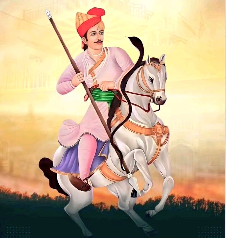 किसानों के आराध्य देव , काला -बाला के देवता और नागौर का धणी " तेजा बाबा" को बारंबार प्रणाम 🙏 
#तेजा_दशमी 
#जय_वीर_तेजाजी