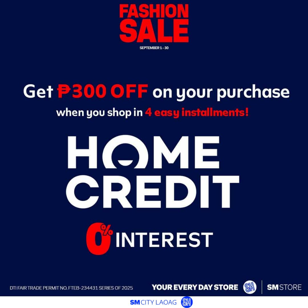 smcitylaoag's tweet photo. Fashion steals you can’t resist! 🛍️✨

Turn up the style this September 1-30 and score your favorite fashion pieces from #Parisian, #Smyth, #Milanos, #SMWoman, #AXCS, #JustKids, and so much more for up to 50% off. https://t.co/eQ4bkEmrND