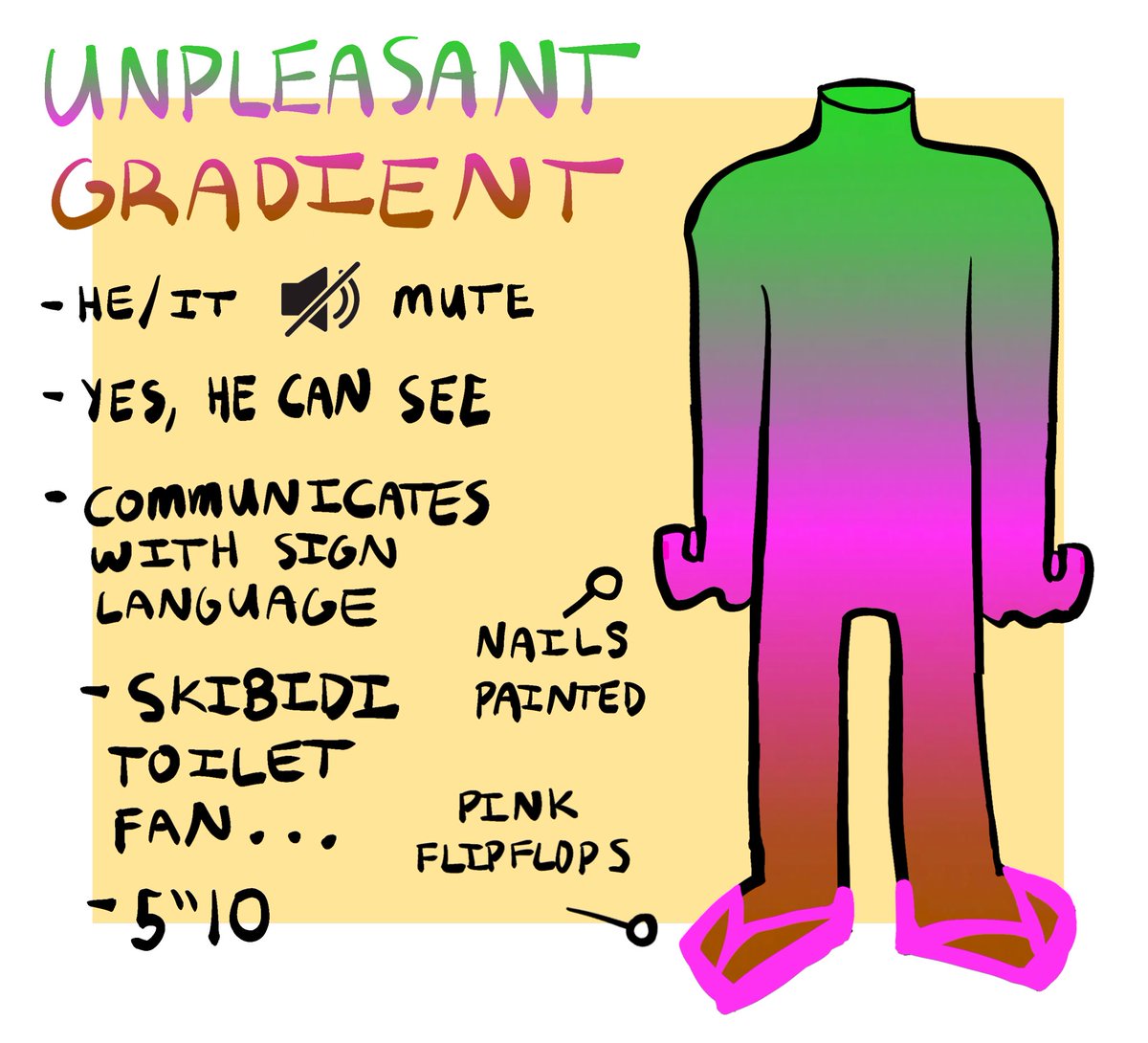 LiteralLandfill's tweet image. that damn gradient…. #unpleasantgradient #regretevator #refsheet #robloxart