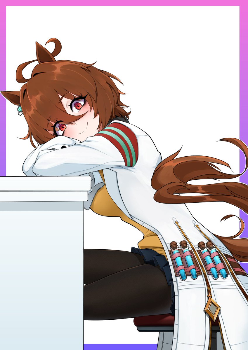 Rumigawa31's tweet image. Agnes Tachyon comm. :3