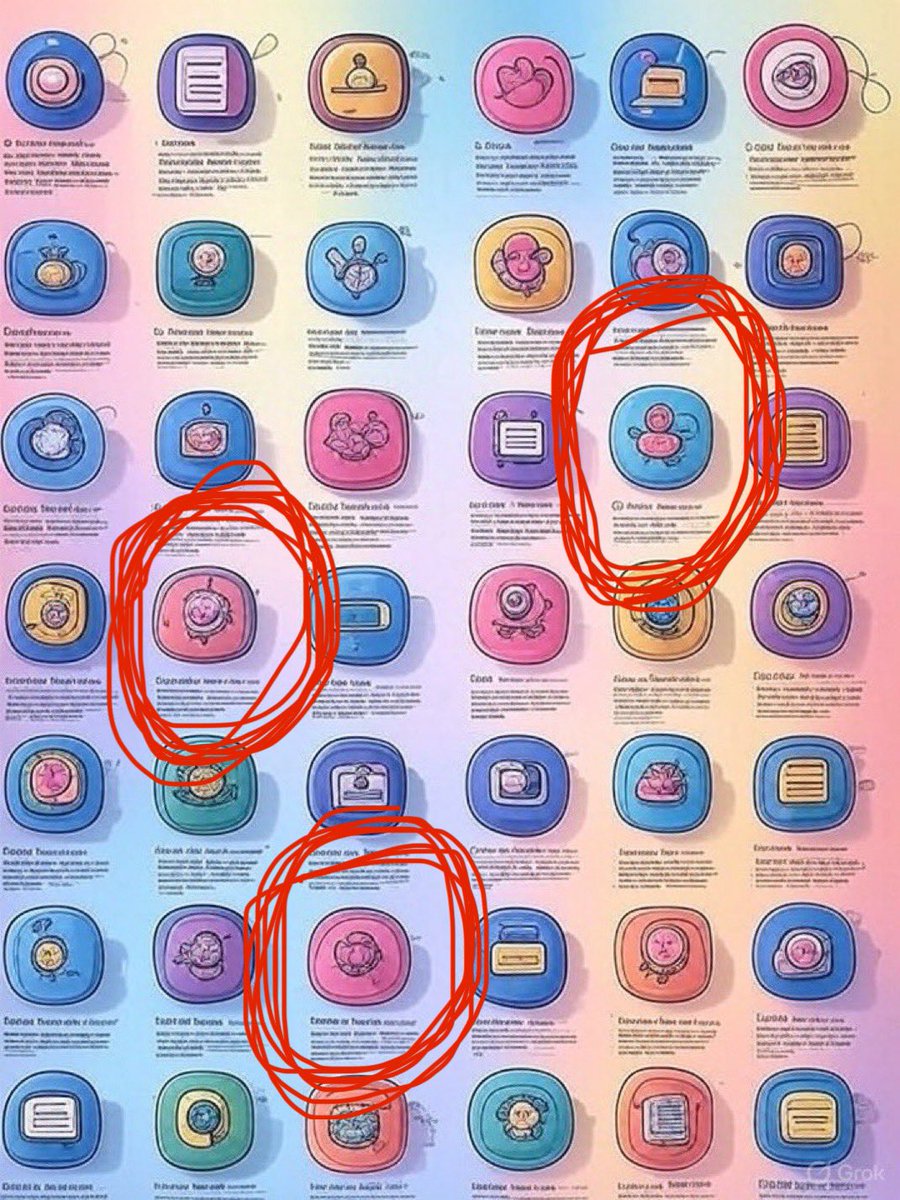 c0ldbru's tweet image. I circled my favorites.
(They work every time)