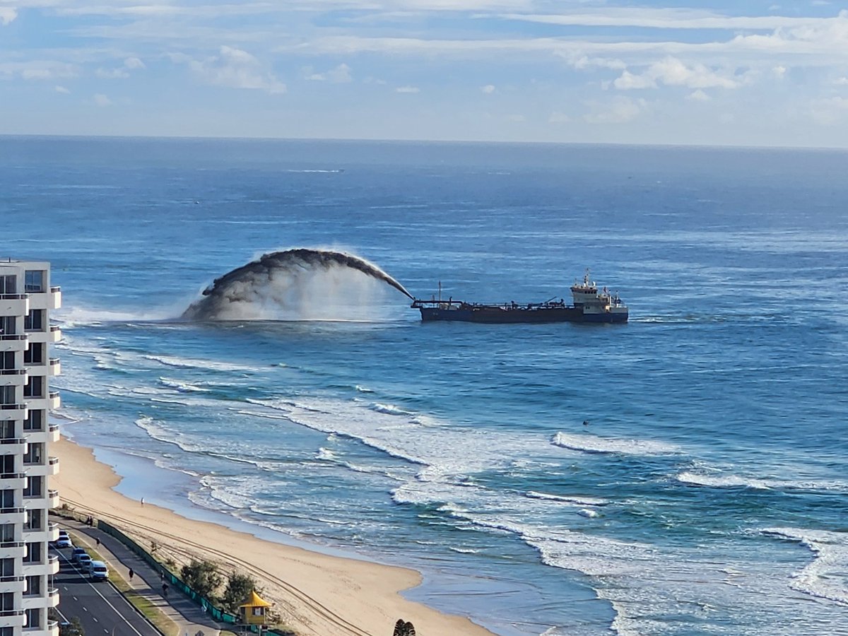 The 3 year rebuilding of Surfers Paradise after the cyclone.