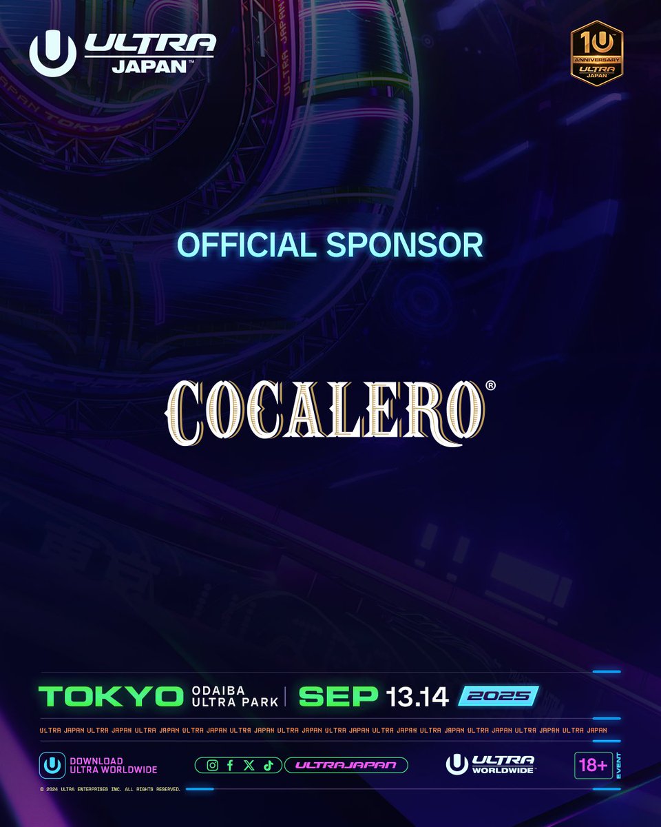 コカレロでULTRA JAPAN10周年をお祝いしよう✨ 今年のコカレロブース