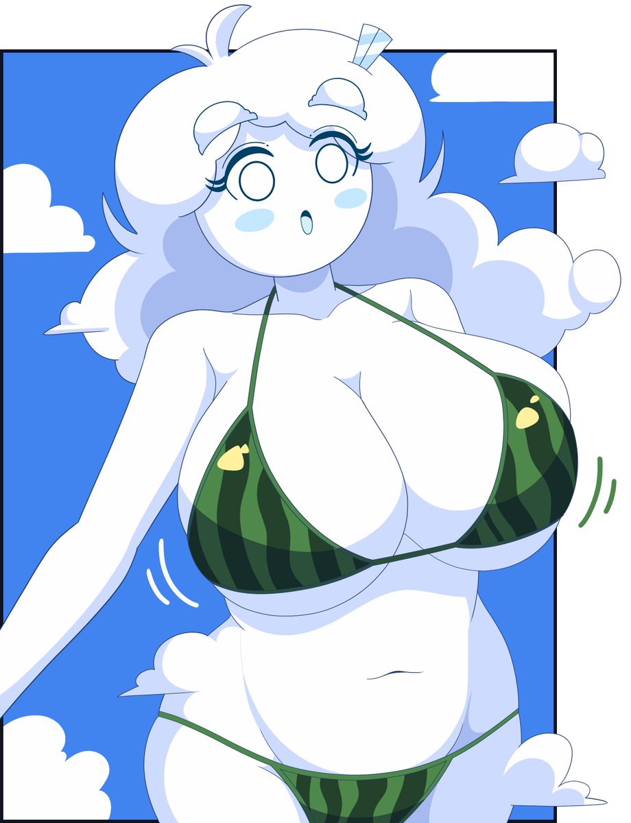 Cloudy Watermelon Bikini