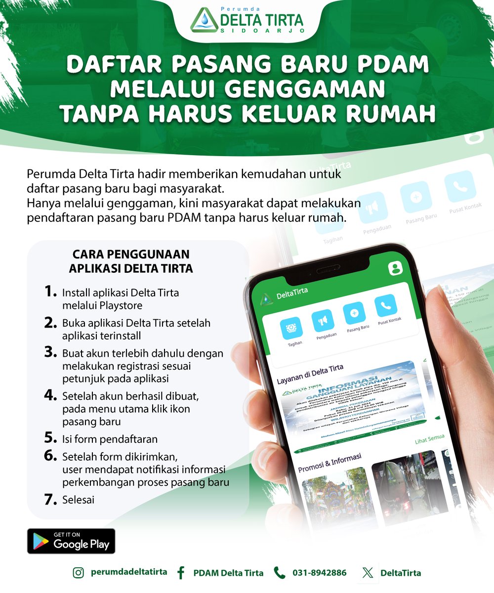 PERUMDA Delta Tirta Sidoarjo tweet media