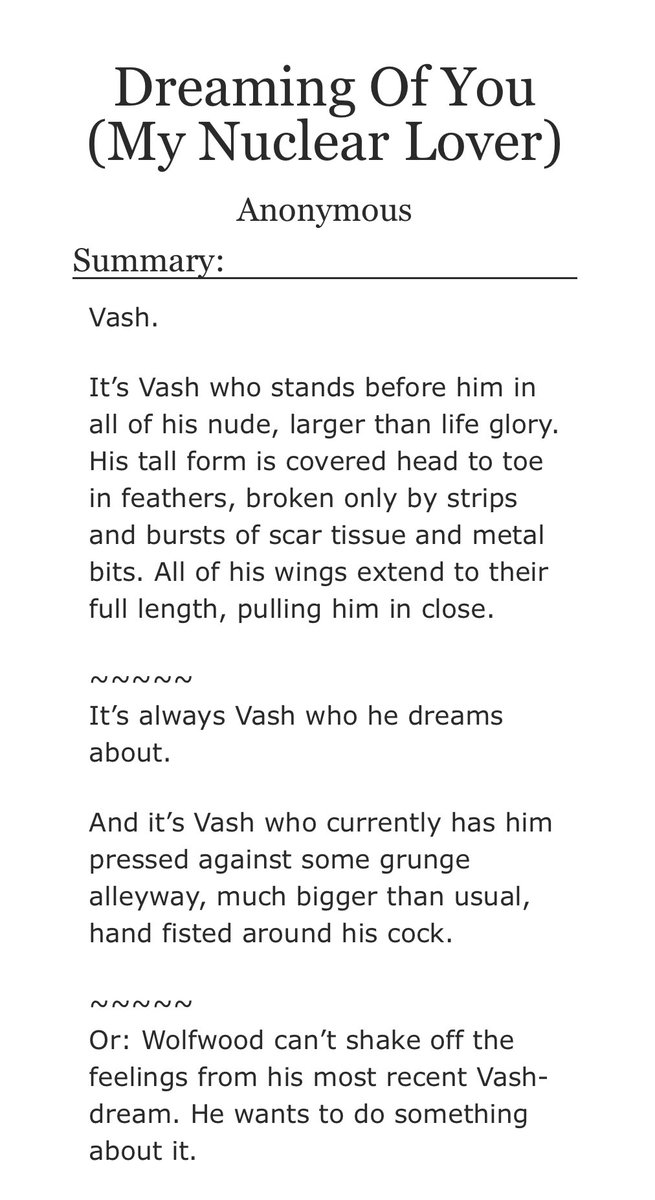 Cephalofreakk's tweet image. #vashwood #bottomwwweek 
@bottomwwweek 

BIG BOTTOM SLOT MACHINE!!!
THIS WAS FUN!! And likely the only slot machine I’ll do, writing with a self-imposed time crunch is stressful lol

Prompt: Public / Size Kink / “What were you dreaming about?” 

🔗: archiveofourown.org/works/70210436