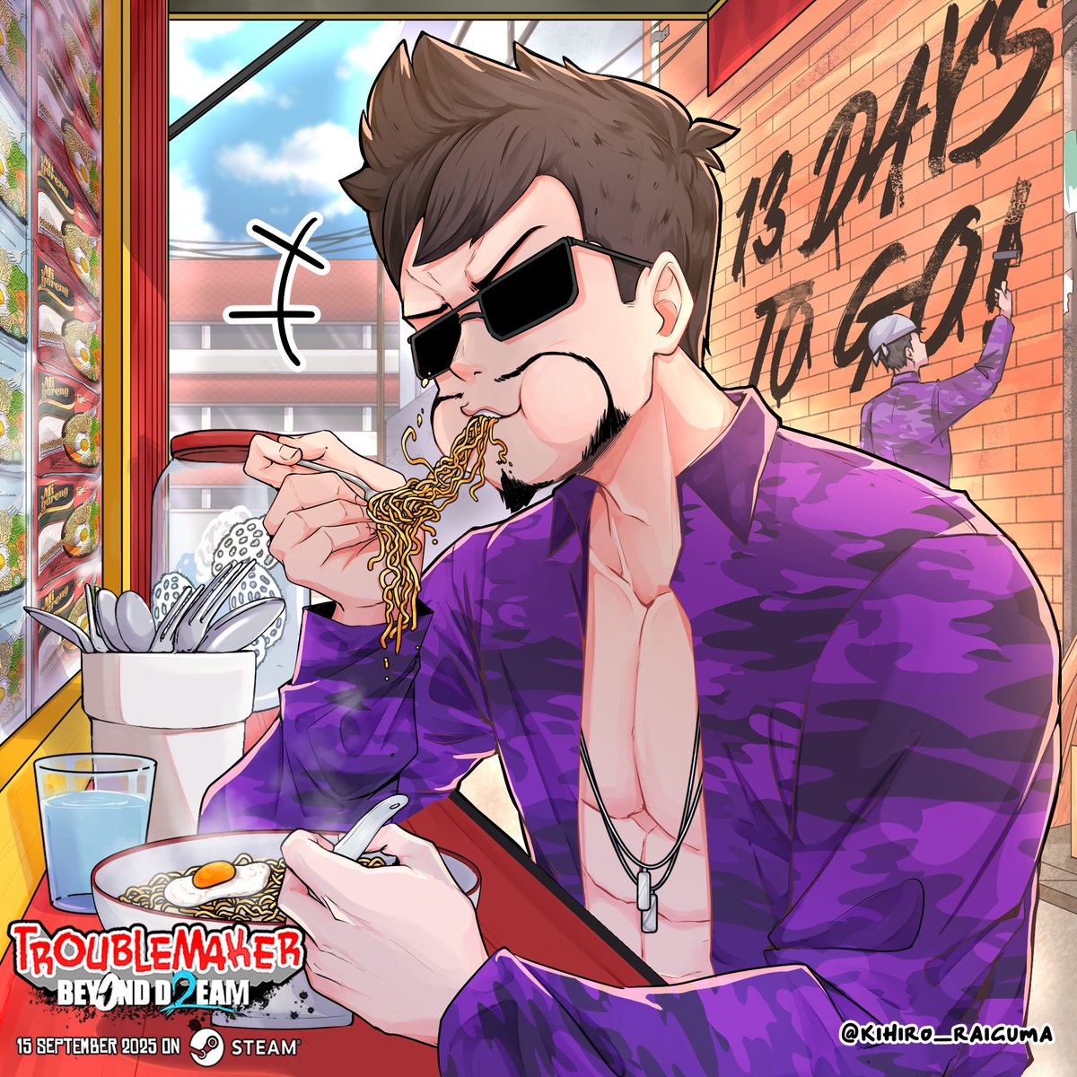 13 Days to Go!
"Febri Pradana" 
Voice by <a href="/iamzaganosh/">Zaganosh | Actor</a>
Art by <a href="/kihiro_raiguma/">kihiro Raiguma</a>

Wishlist Troublemaker 2: Beyond Dream on Steam! 
15 September 2025!
store.steampowered.com/app/2479770/Tr…

Dare to Dream! Beyond Dream!
Stay Tune, Stay UwU

#indie #indiegame #gamedev #IndieGameDev #gaming #indie