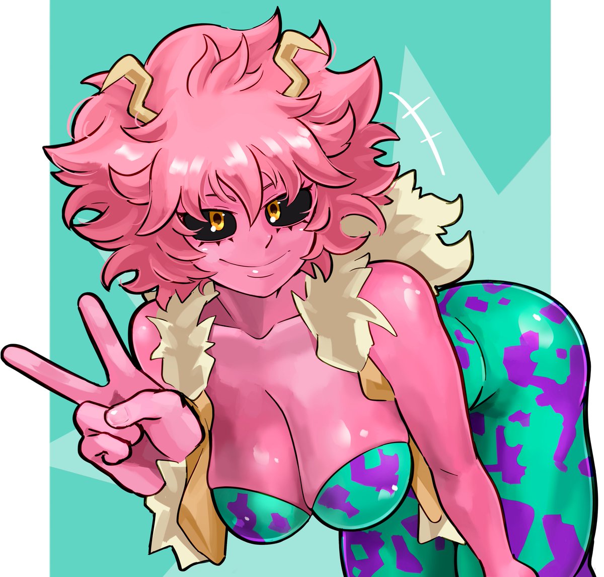 Mina Ashido suggested by the supporters