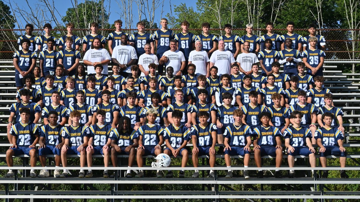FTHSfootball's tweet photo. 2025 Freehold Township Patriot Football Varsity/Junior Varsity Team 🏈 #1BEAT Who Do We Play For.......TOWNSHIP https://t.co/8BSHoGX77C