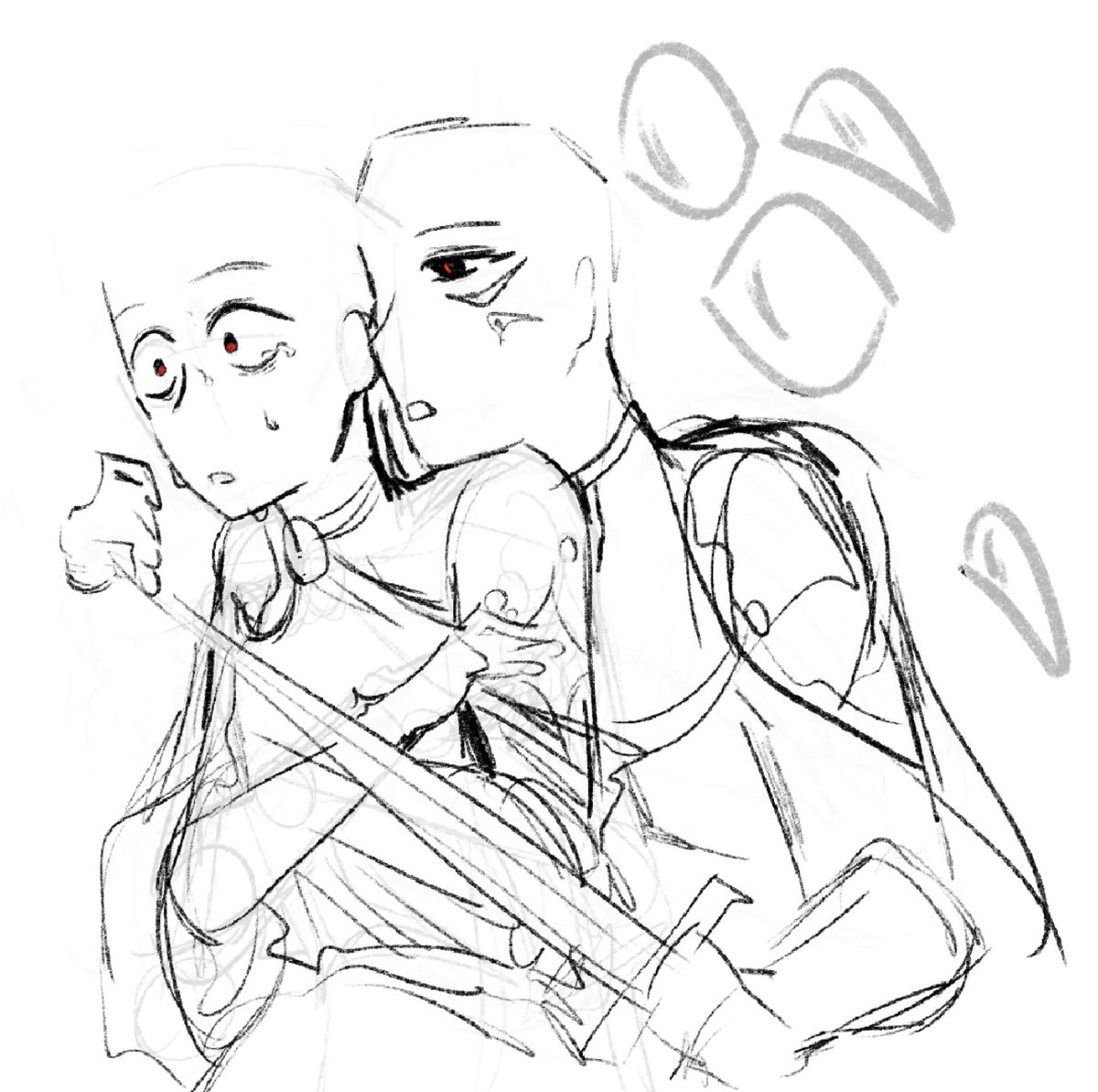 Aphy_doodles's tweet photo. Working on my old drawing drafts from 2 years ago of chapter 89 from my little webtoon thing I tried to write back in Junior year of HS. Just realized how stiff my drawings looked. Thank you Drawing 2 lol #ocart 
#WIP  #drawing #wipart https://t.co/sWQVeYUxYo