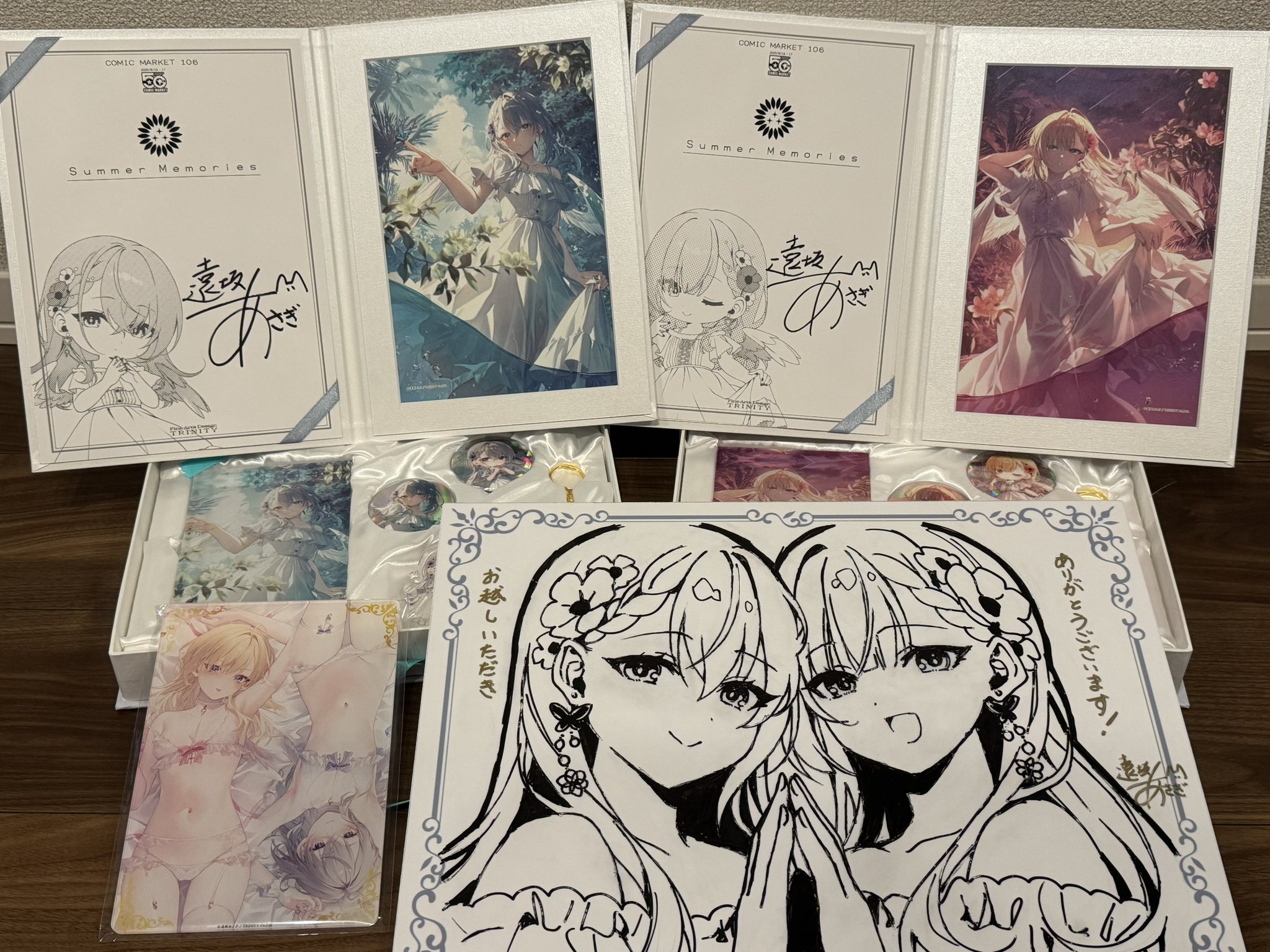 シンフォニアステージ　直筆サイン入り　根本 京里　遠坂あさぎイラスト トリニティ通販部 on X: 